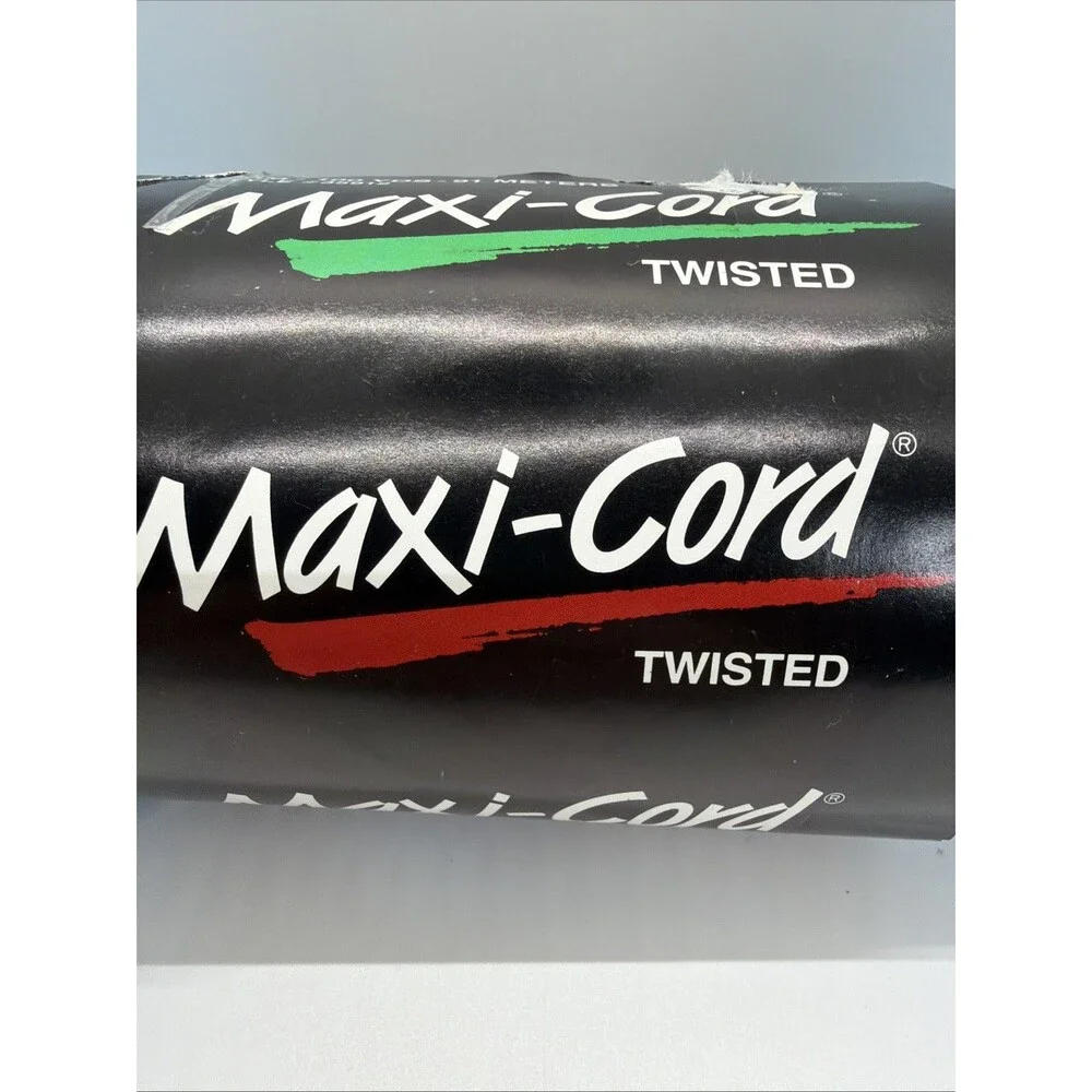 Maxi-Cord Macrame Twisted 6mm Craft Country Lt Blue 100 Yards Vintage USA (2)
